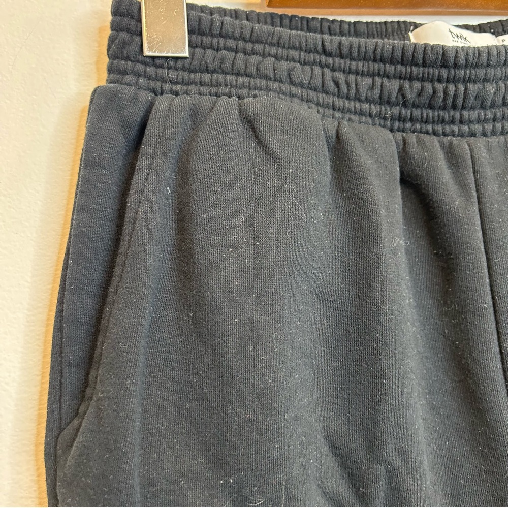 Twik Oversized thin fleece joggers sweatpants black - Picture 5 of 8